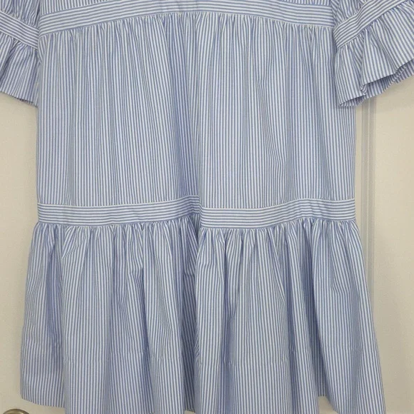 Gretchen Scott Designs Blue And White Striped Dress. Great Condition! - Picture 4 of 11